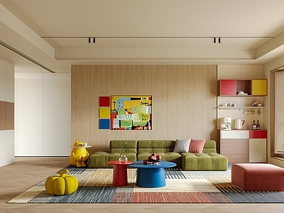 现代家居客厅 会客室 小户型客厅 包豪斯客厅