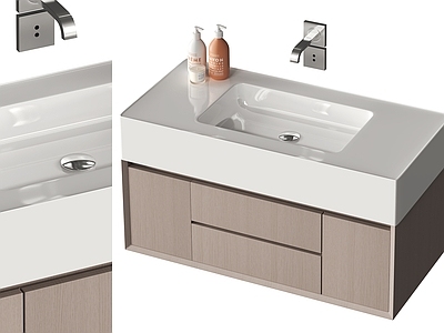 现代浴室柜 浴室柜 洗手盆 海洋盆 水龙头