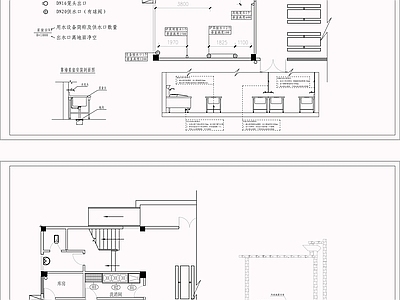现代后厨 工厂饭堂 施工图