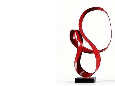 现代雕塑摆件 抽象艺术雕塑 商业空间摆件 网红打卡雕塑 现代艺术陈设 文化艺术摆件