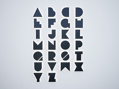 现代挂件 创意艺术抽象字母 字母墙饰 标识标牌 不锈钢金属字母 logo标志牌