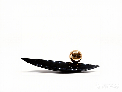 现代雕塑摆件 抽象艺术雕塑 商业空间摆件 现代艺术陈设 网红打卡雕塑