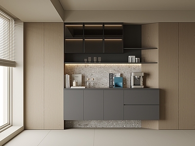 现代餐边柜 茶水柜 餐边柜