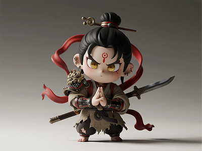 新中式虚拟人物