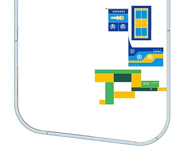 社区健身区 步道 施工图