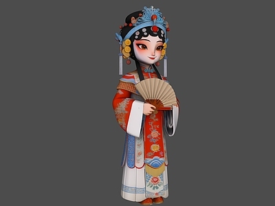新中式虚拟人物