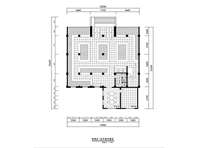 现代眼镜店 钟表眼镜施 施工图