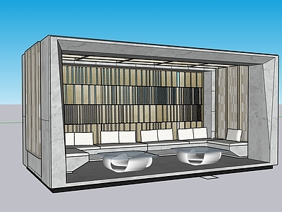 现代其他景观小品 廊架 廊架cad 读书空间 休闲空间
