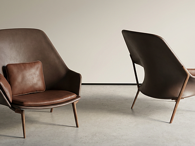 轻奢简约休闲椅 皮休闲椅 扶手椅 懒人沙发 单人椅 单人沙发