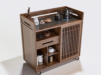 新中式茶柜 茶柜 茶水柜