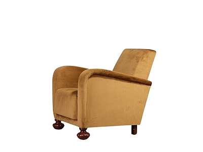 中古北欧休闲椅 瑞典老派经典设计 丝绒扶手椅
