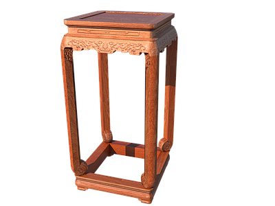 中式边几 木边几