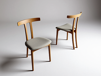 现代极简餐椅 CARL HANSEN 木餐椅 布艺餐椅 餐椅