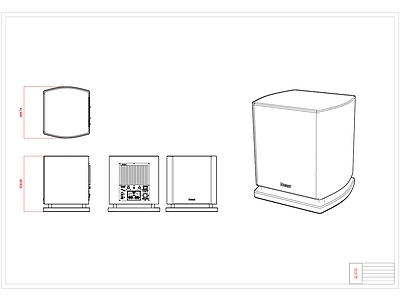 现代电器 音响 家电 产品 娱乐家电 施工图