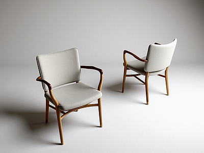 现代极简餐椅 CARL HANSEN 木餐椅 布艺餐椅 休闲单椅