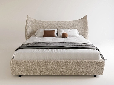 意式极简双人床 意式极简双人床