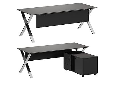 现代简约办公桌