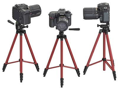 现代简约娱乐器材 相机 照相机 三脚架s 三角支架 相机支架