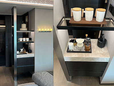 柜体节点 MINIBAR 家庭迷你吧 酒店式迷你吧 卧室迷你吧 施工图
