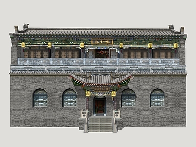 中式古建筑 山西大院 民居大院门 传统民居民房 传统民居院门 民居入户门