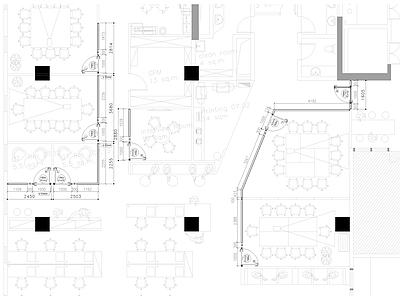 综合门节点 成品门隔断节点 施工图