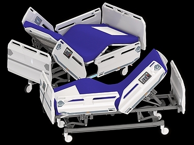 现代医疗设备风格其他床 病床 医疗床 医院床 智能病床