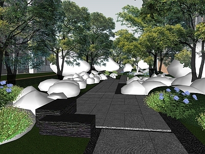 新中式庭院小品 新中式庭院景观 景观节点 景观入口 住宅景观