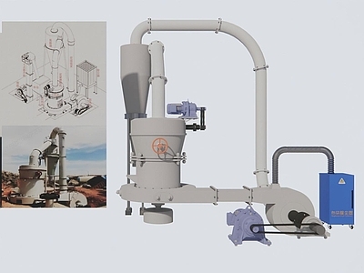 其他工业设备 机械设备 雷蒙磨 原料预处理 化工化学 现代工厂设备