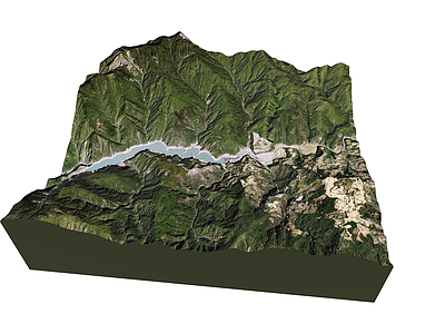 现代其他地形地貌 真实地形 微地形 山地地形 梨山
