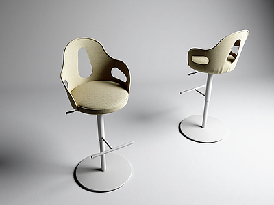 意式轻奢吧椅 Gioreget ti吧椅 金属吧椅 布艺吧椅 皮吧椅