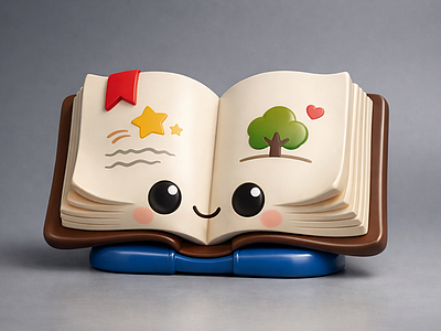 现代雕塑 雕塑 书本 摆件 AIGC 书籍