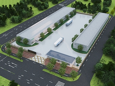 现代简约生产车间 现代厂房 工业厂房 生产车间 物流中心