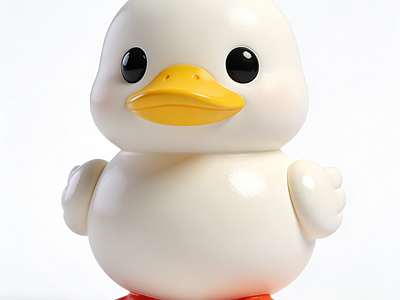 极简卡通风格家禽动物