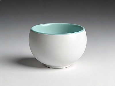 极简餐具 杯子 餐具 白瓷 AI渲染
