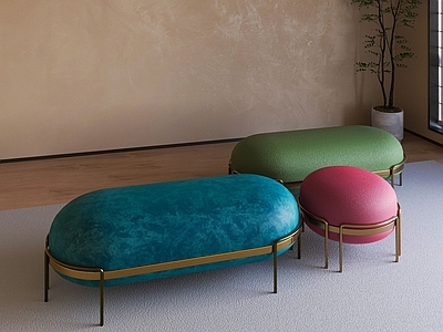 现代简约沙发凳