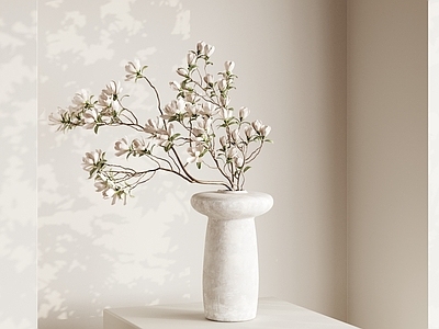 奶油风花瓶 花瓶 花艺 花卉 插花 花瓶花艺