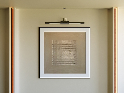 极简挂画 侘寂装饰画 肌理画 油画 方形挂画
