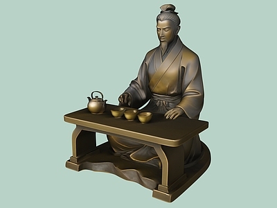 新中式雕塑摆件