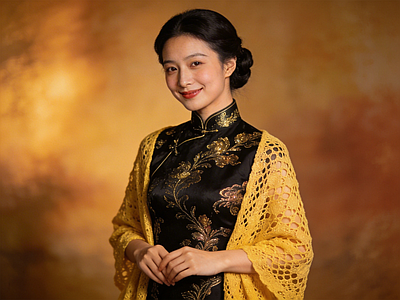 复古女人 影视角色模型 东方古典人物 中式服饰模型 复古写真角色 民国旗袍美女