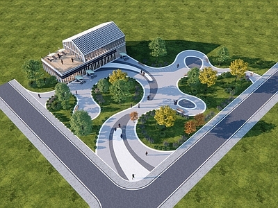 现代主义口袋公园