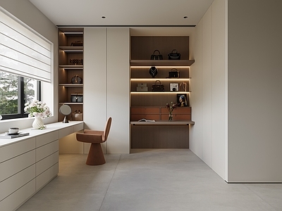 现代简约衣帽间 现代衣帽间 现代梳妆台 意式衣帽间 意式梳妆台 衣帽柜