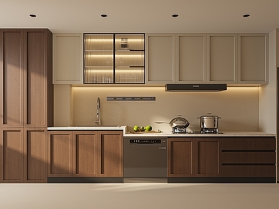 现代简约开放式厨房