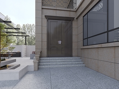 现代简约别墅外观