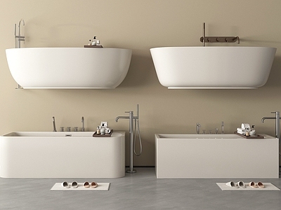 极简浴缸 现代浴缸 独立浴缸