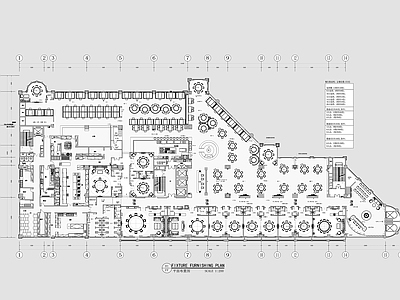 现代新中式中餐厅 新中式新荣记餐厅 中餐之光新荣记 新荣记浙菜 主题餐厅 海鲜餐厅 施工图