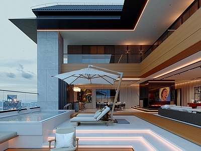 现代简约小高层住宅楼