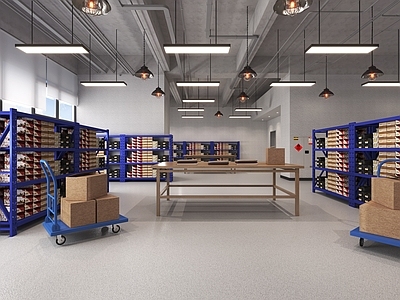 现代简约生产车间