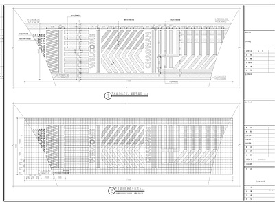 路面节点 艺术斑马线 斑马线 施工图