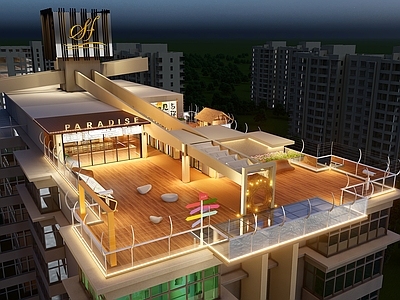 现代简约酒店建筑