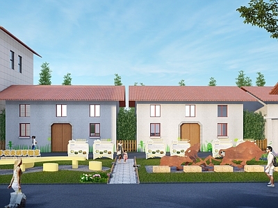 现代乡村风格乡村庭院